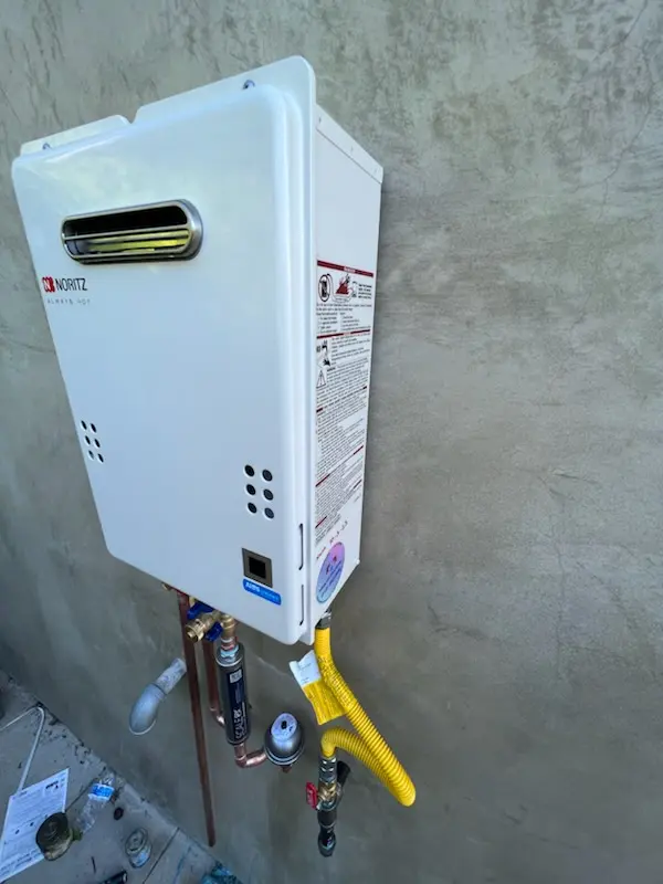 Tankless water heater installation for Town and Country homes